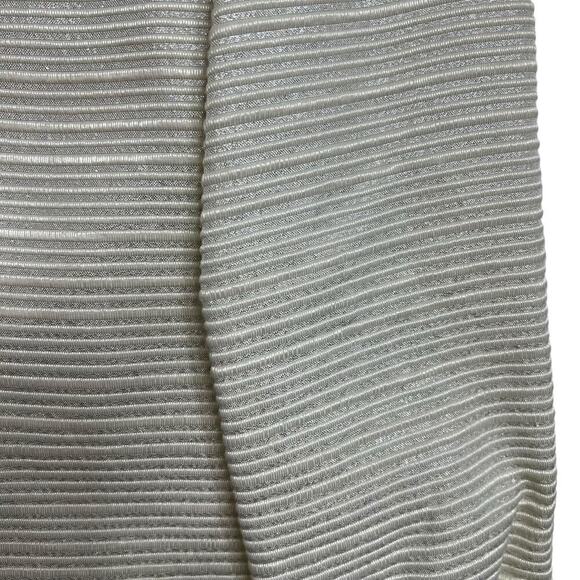 Vintage 1950's Hand Sewn Custom Dress, with Beaded accents White & Silver - Picture 4 of 7